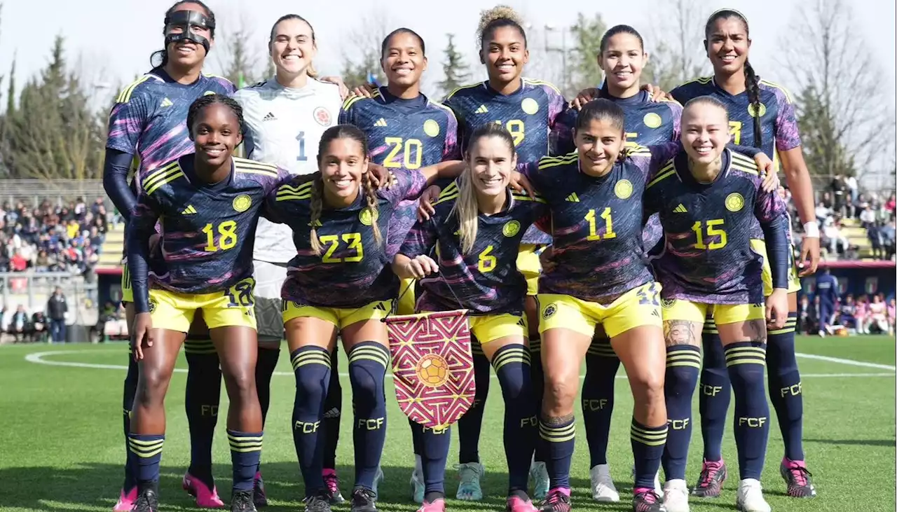 Colombia cayó 2-1 ante Italia, en amistoso para el Mundial femenino