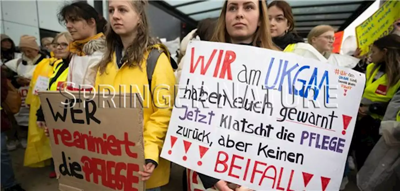 Demonstration am Uniklinikum Gießen