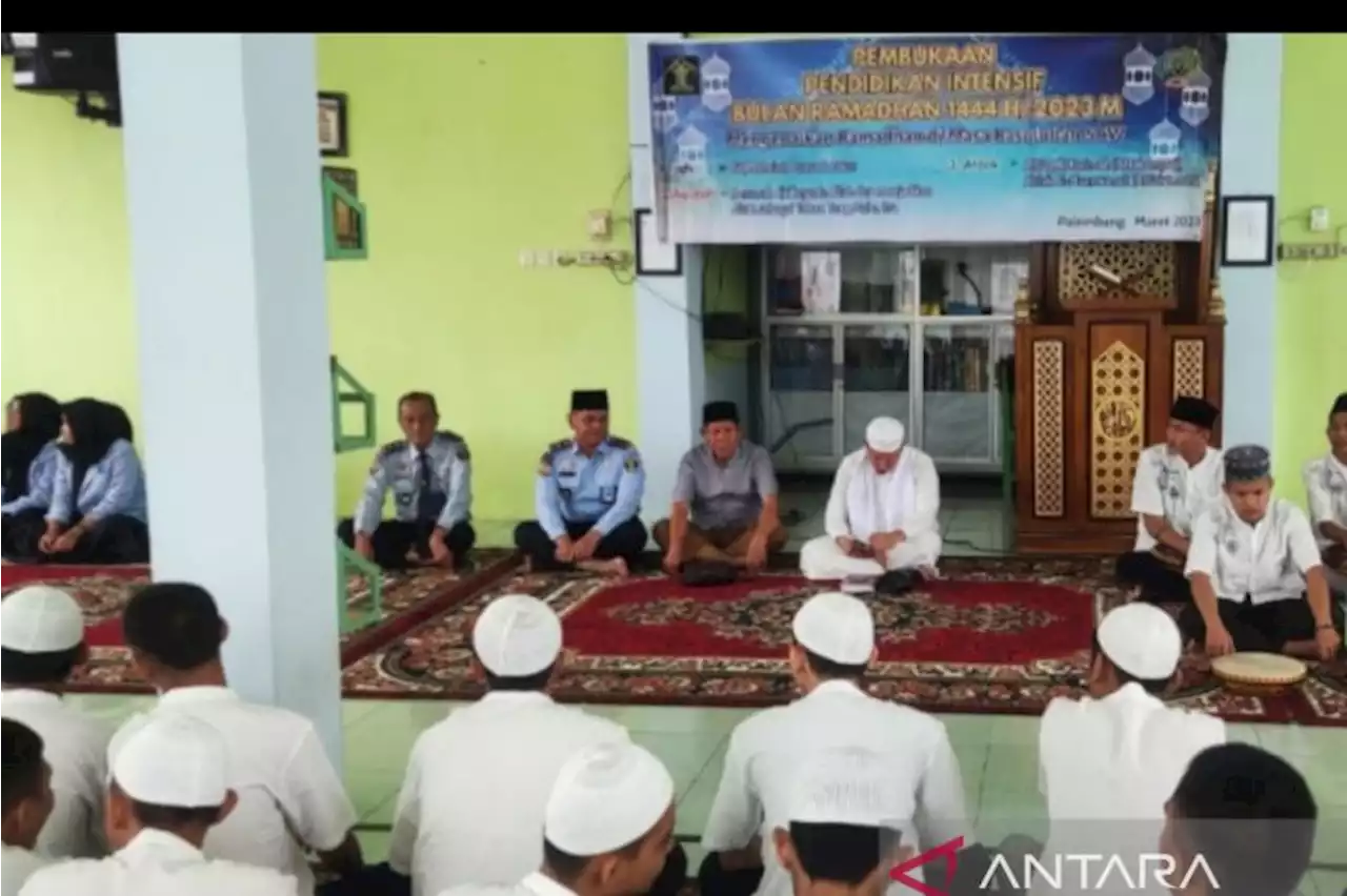 Ratusan anak di lapas Palembang ikuti pesantren kilat Ramadhan