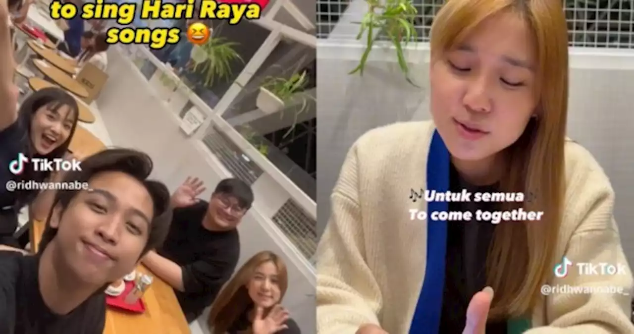 One Singapore: Influencer Ridhwan challenges Chinese friends to learn and sing Hari Raya songs in 10 minutes