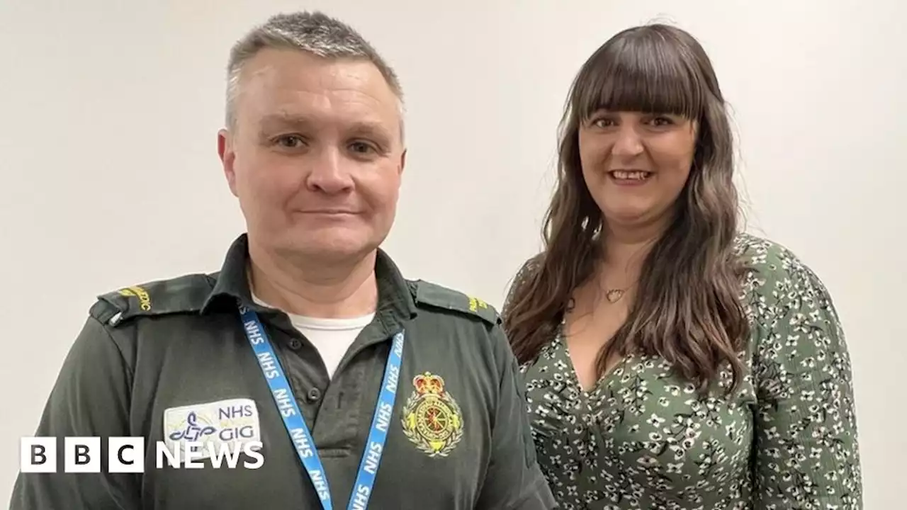 Cardiac arrest survivor meets paramedic who saved her