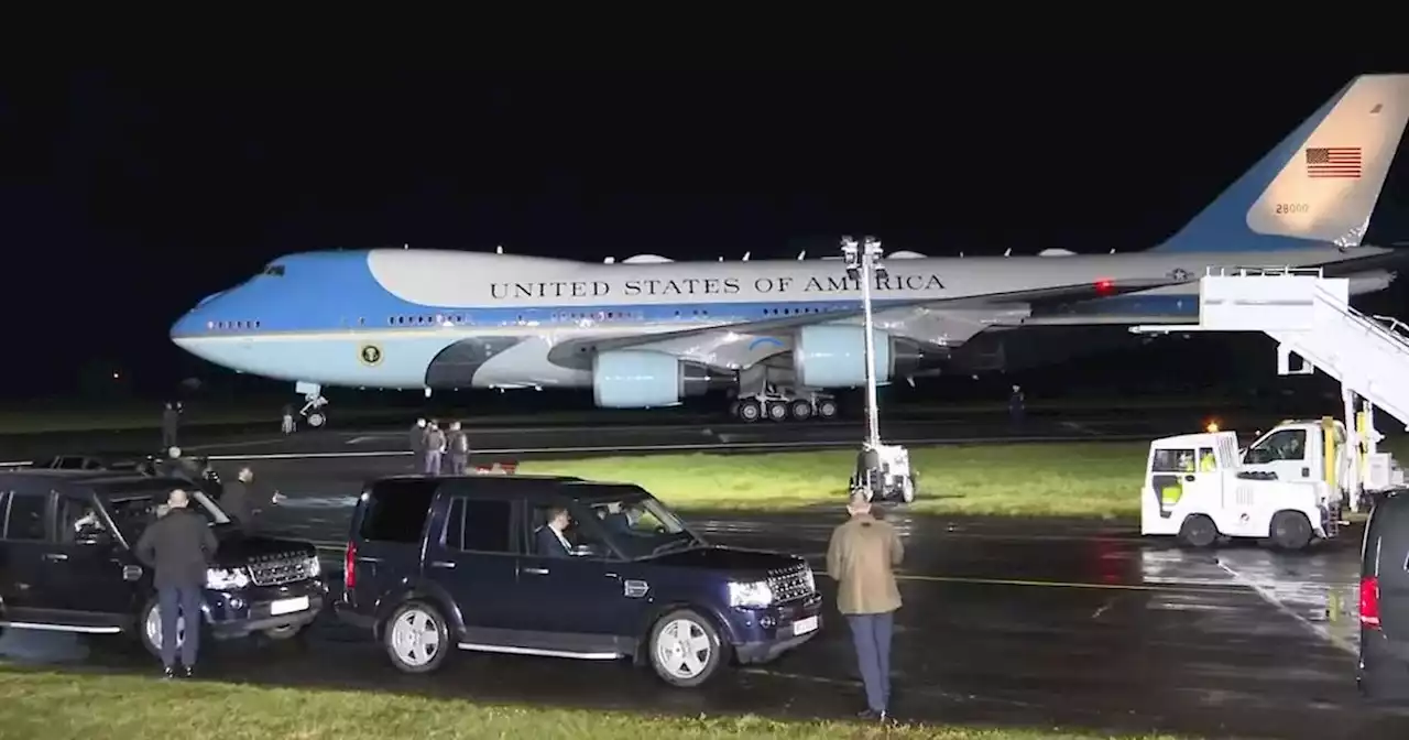 LIVE updates as US President Joe Biden lands in Belfast