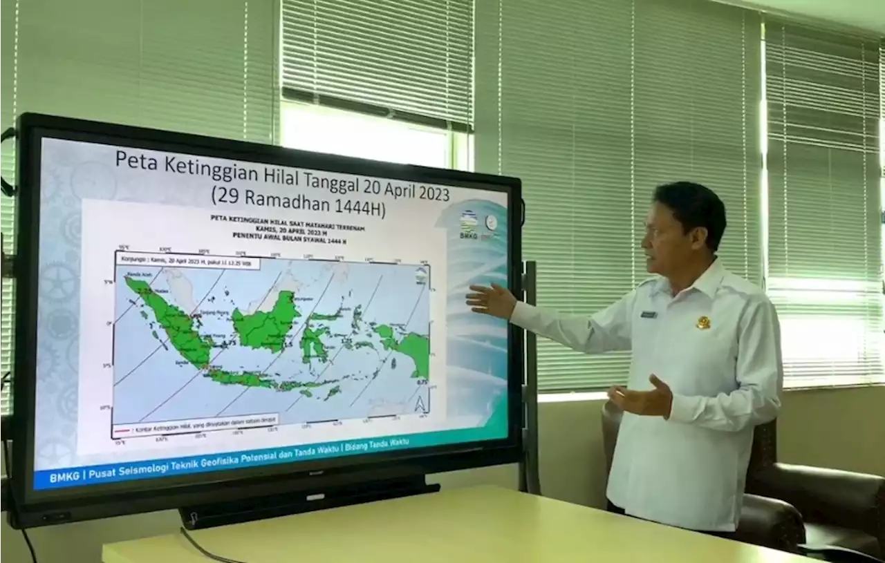 BMKG Prakirakan Idulfitri 1444 H Jatuh pada 22 April 2023