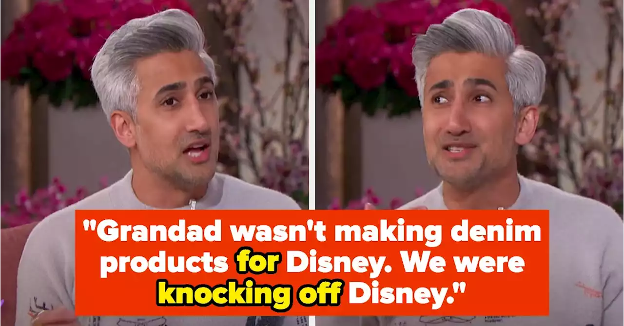 Tan France Recently Learned His Grandparents' Clothing Factory Made Disney Knock-Offs