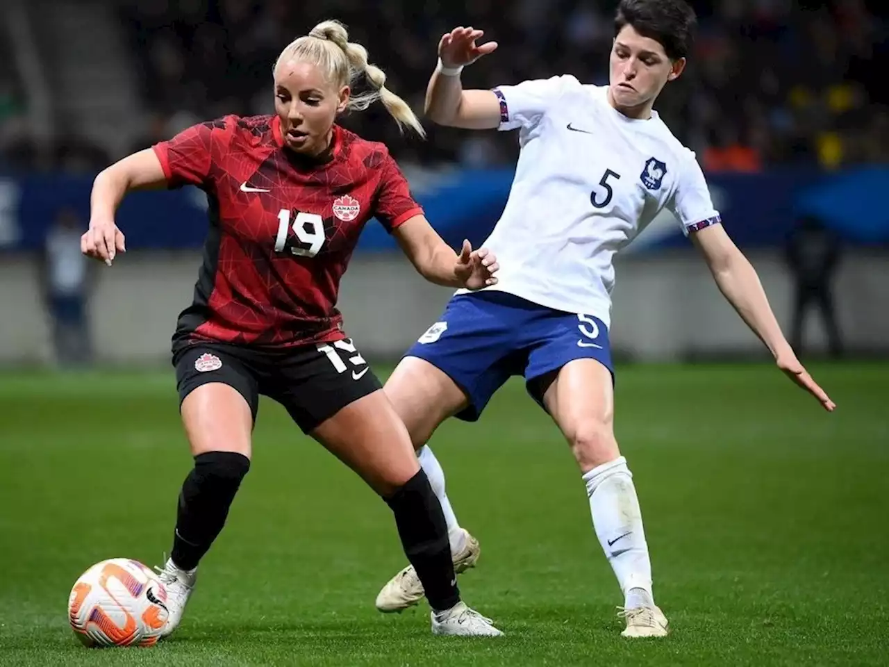 Canada comeback falls short in France on road to FIFA Women's World Cup