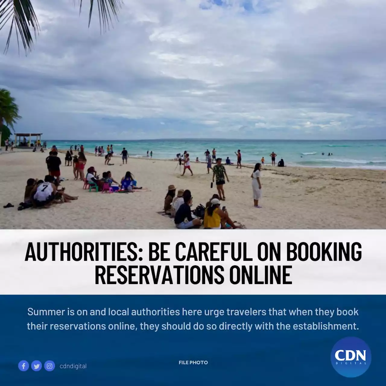 Authorities: Be careful on booking reservations online