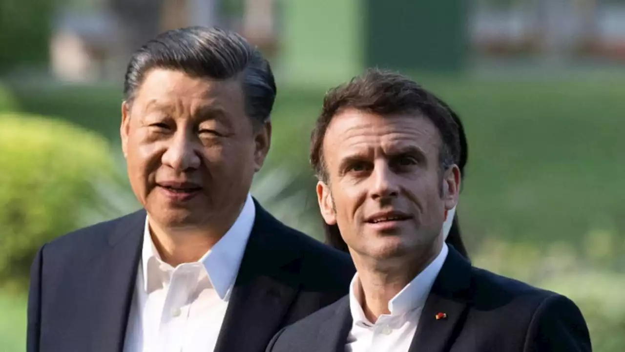 Macron praised in China for 'brilliant' Taiwan comments