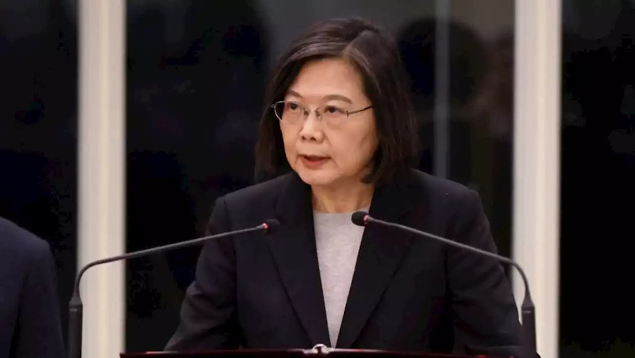 Taiwan determined to safeguard freedom, democracy, President Tsai says