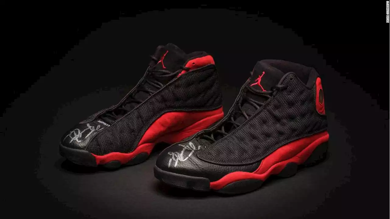 Michael Jordan's 1998 NBA Finals sneakers sell for a record $2.2 million