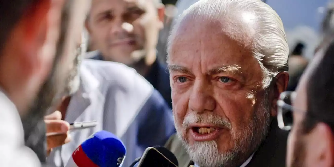 De Laurentiis: 'Scudetto atteso 33 anni per fattori che stanno venendo a galla'