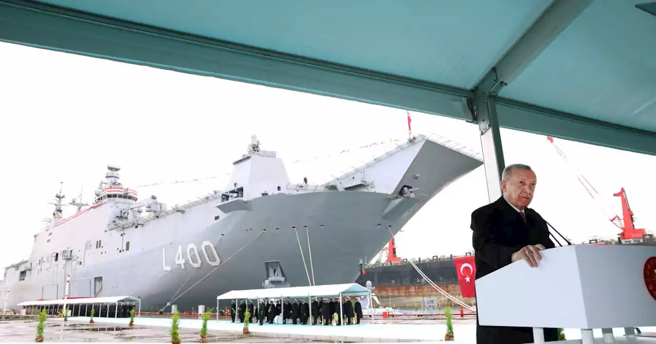 Défense. La Turquie inaugure le premier navire porte-drones au monde