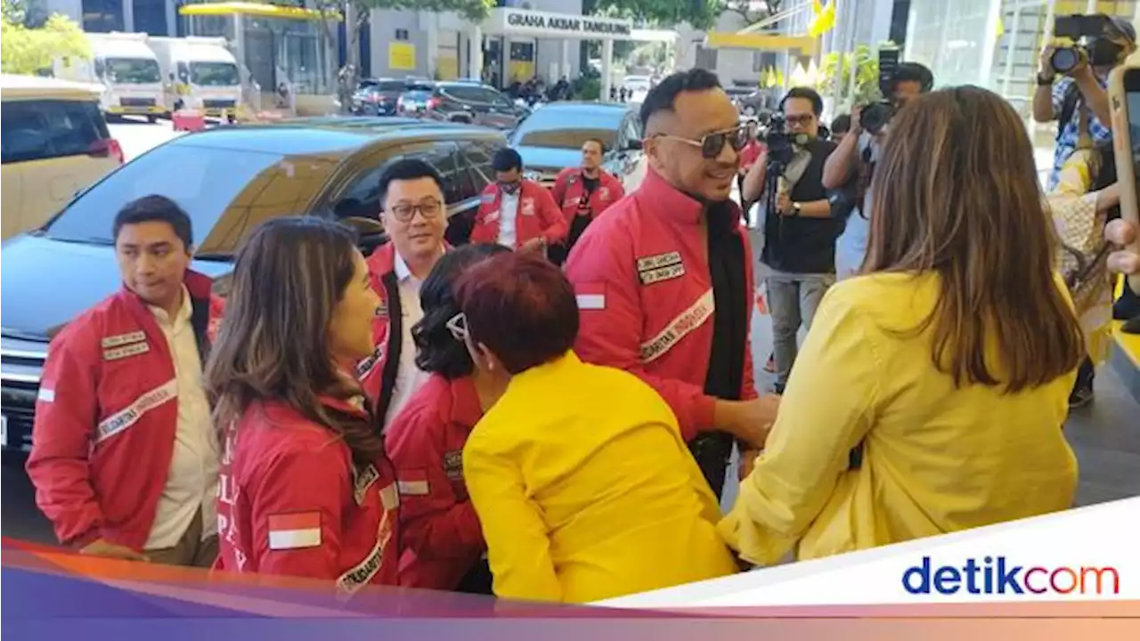 Ketum PSI Giring dkk Sambangi Golkar, Disambut Waketum Nurul Arifin