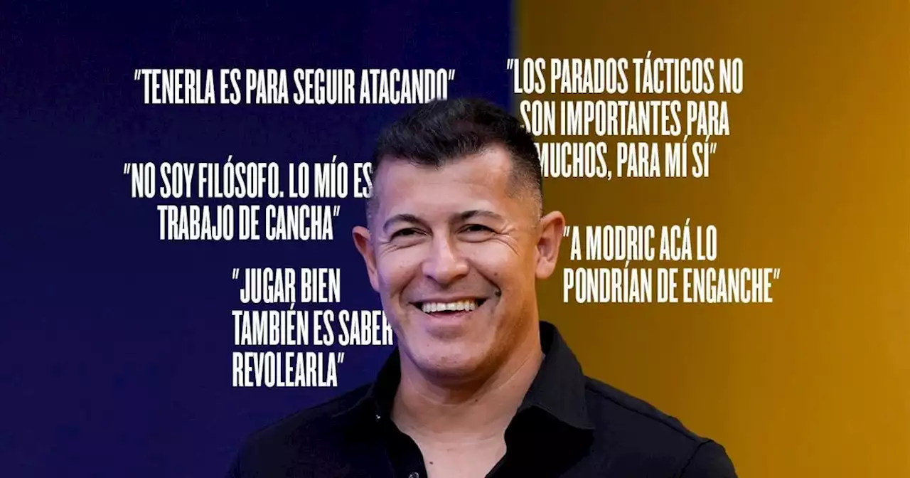 Diez frases contundentes de Jorge Almirón sobre su idea juego