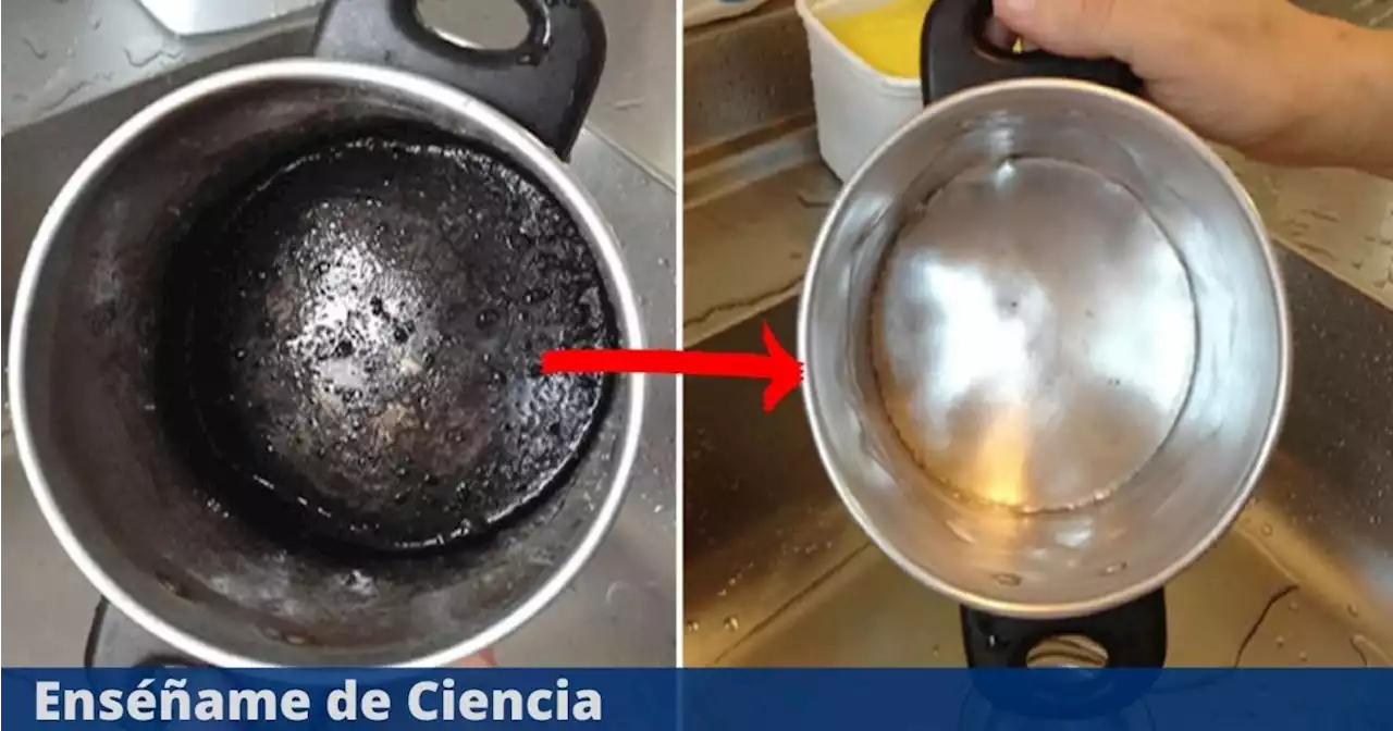 Limpia las ollas quemadas en tan solo minutos con este producto casero