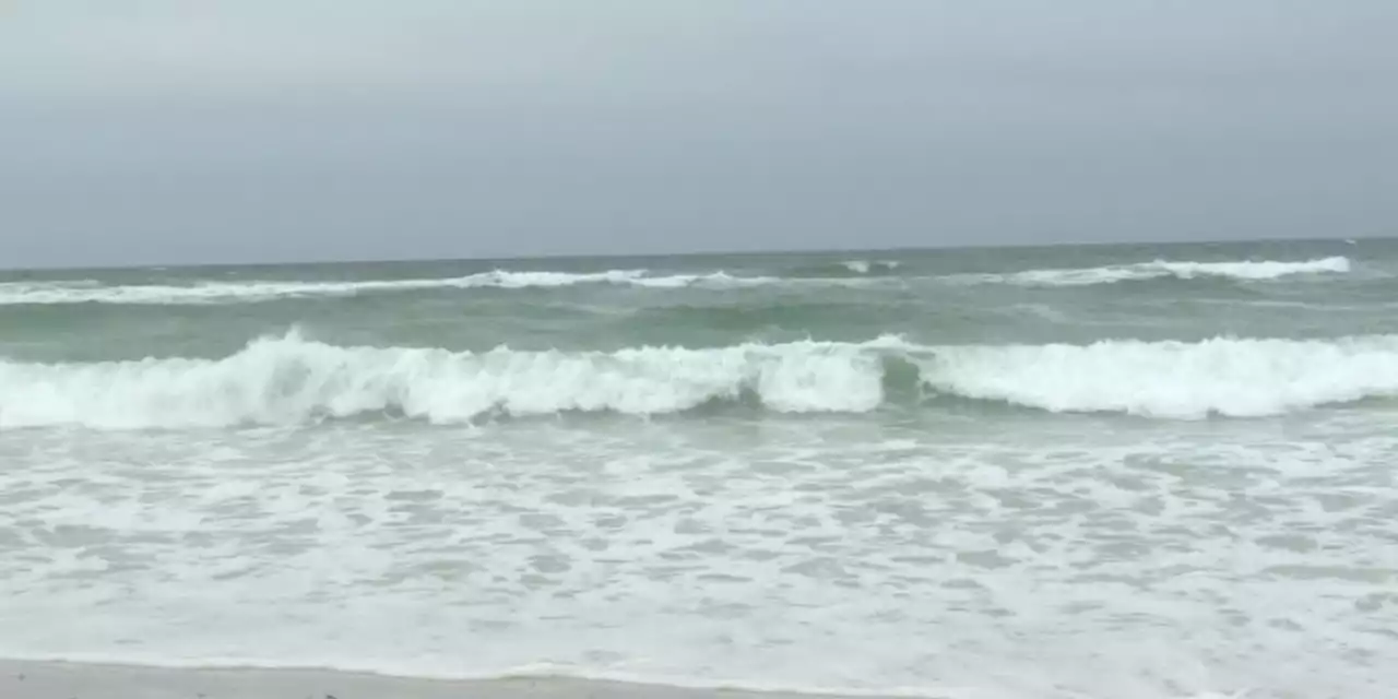 Red flags flying at Pensacola Beach