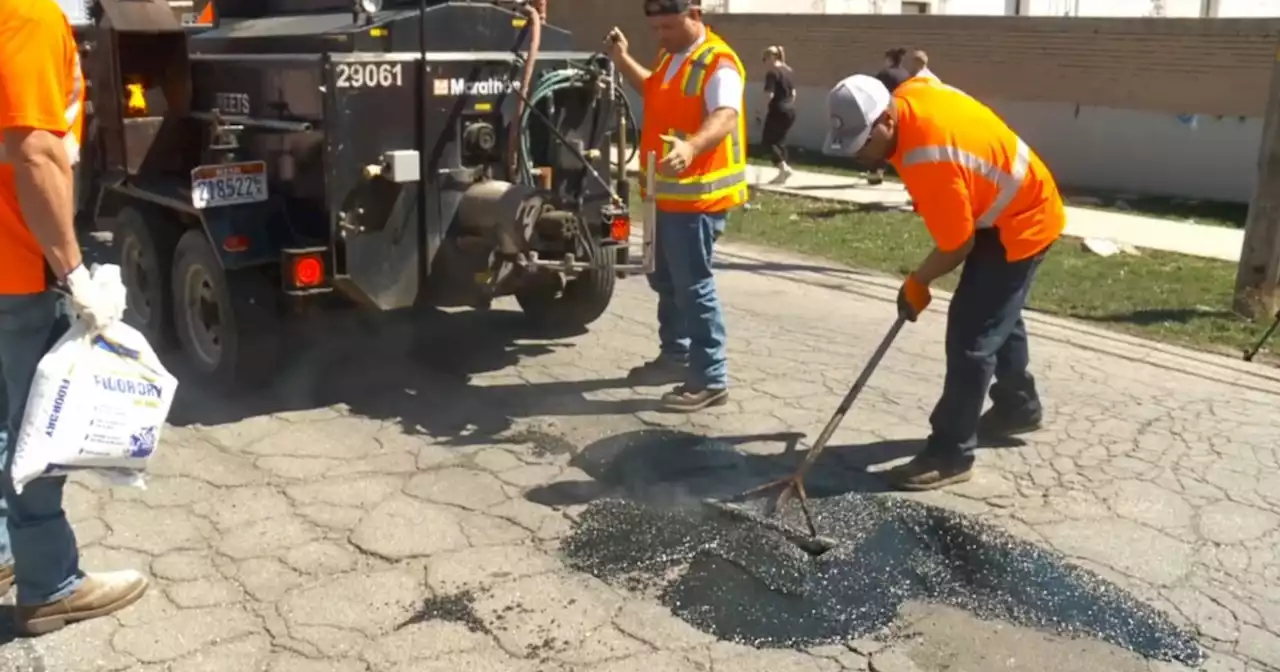 Salt Lake City looks to fill 6,000 potholes during week-long 'Pothole Palooza'