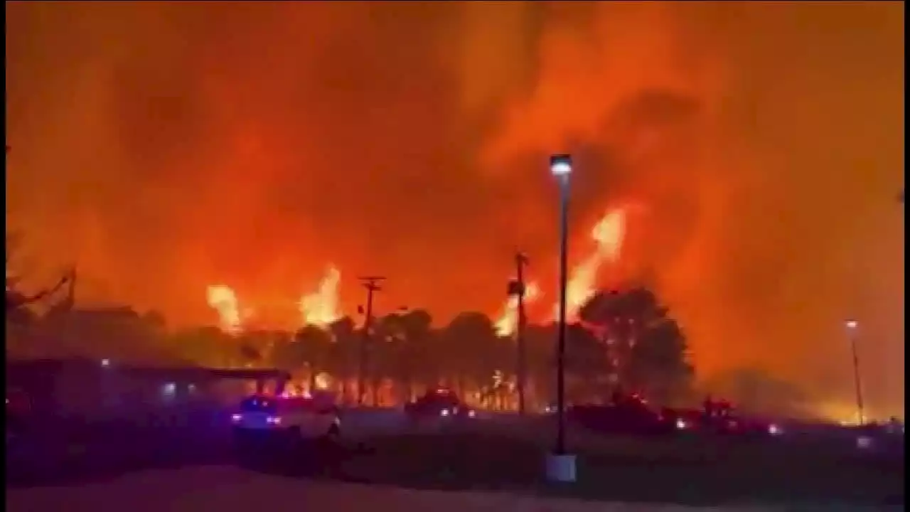 Officials: Evacuations underway as wildfire continues burning thousands of acres in Ocean County