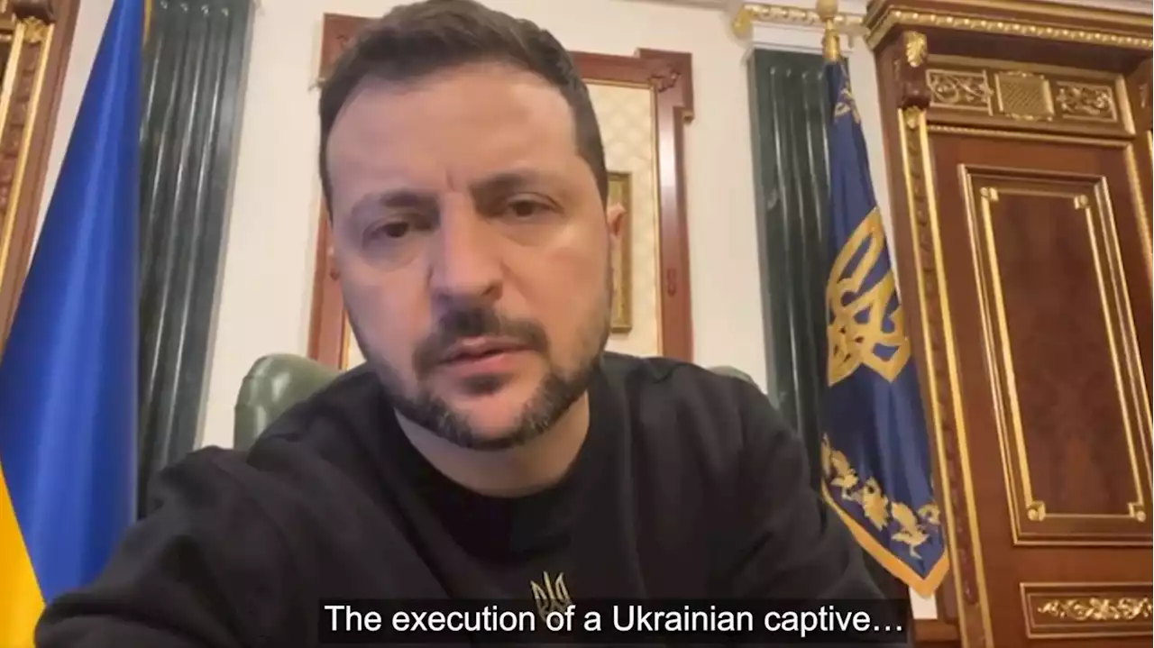 Ukraine : après la diffusion d'une vidéo montrant une scène de décapitation, Volodymyr Zelensky dénonce des 'monstres', l'ONU se dit 'horrifiée'