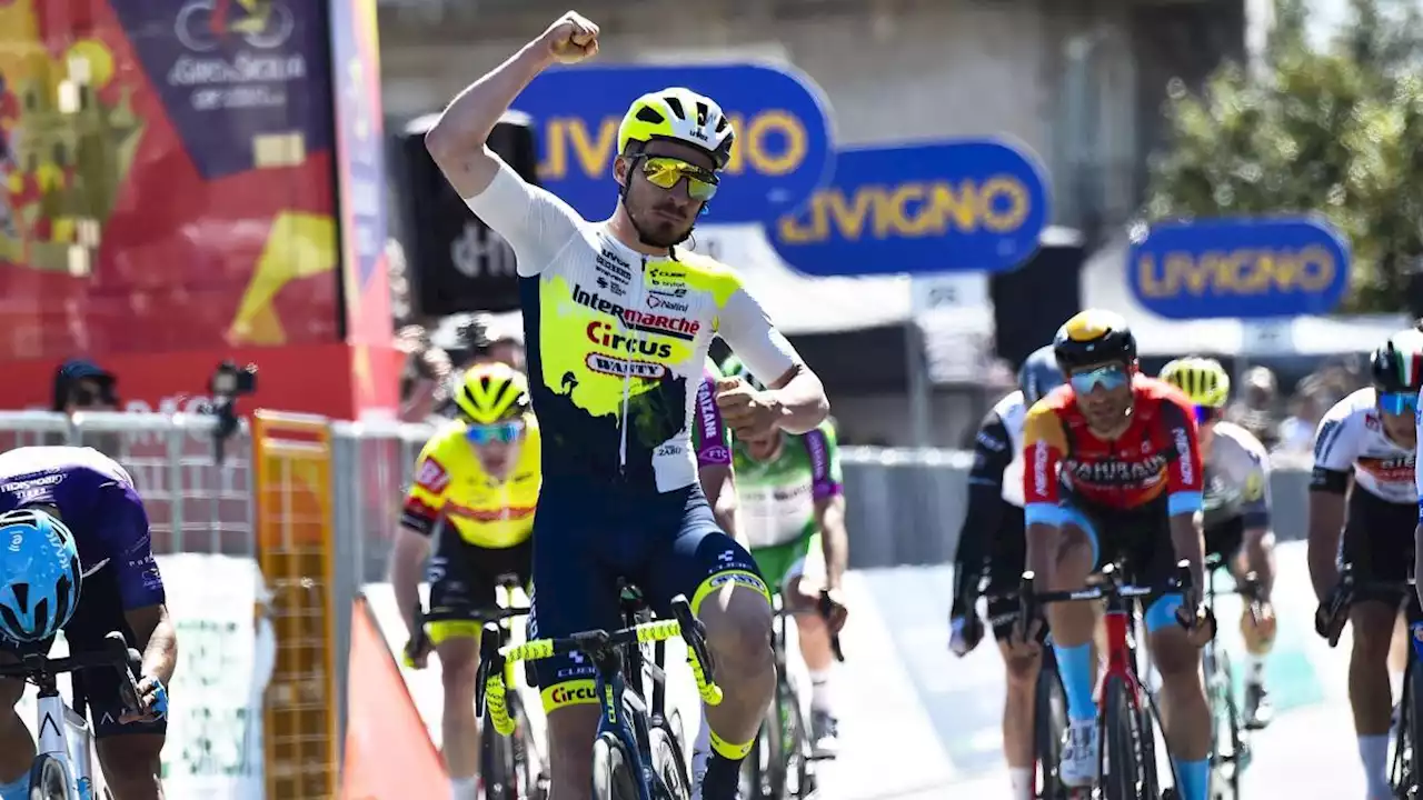 Giro di Sicilia, a Vittoria vince Bonifazio. Delusione Viviani e Cavendish