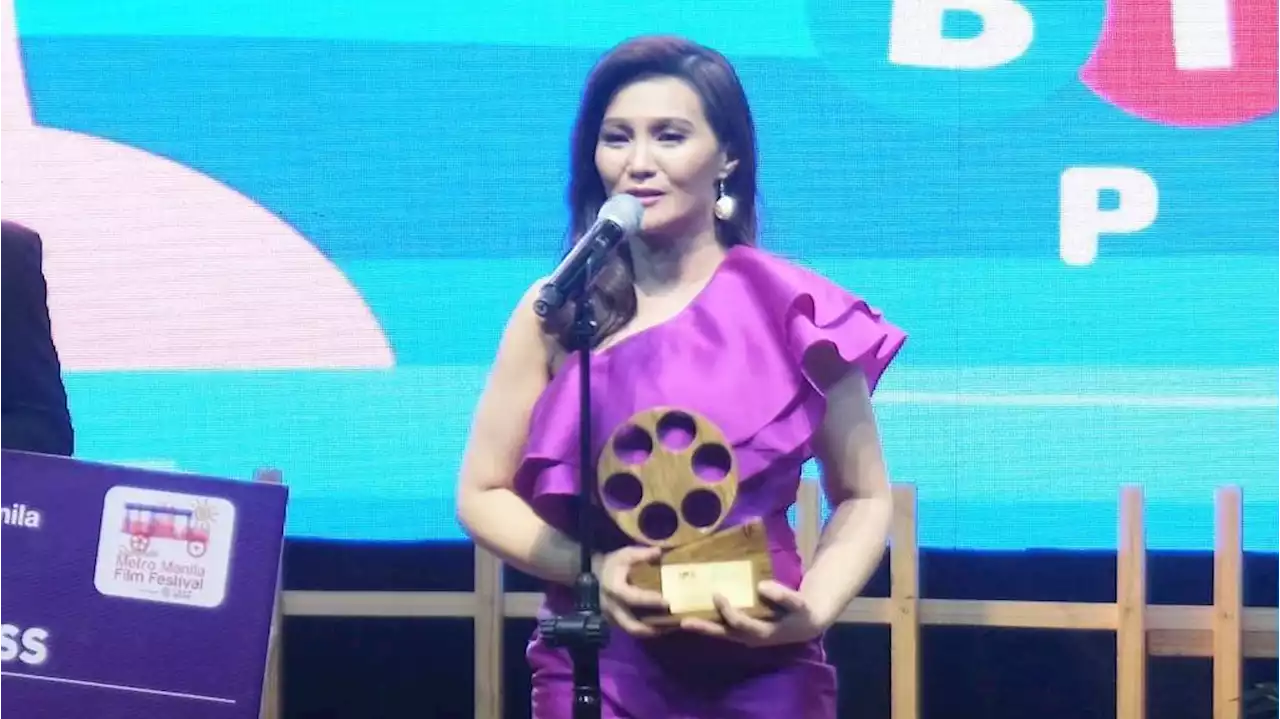 Gladys Reyes wins best actress at the 2023 Summer MMFF