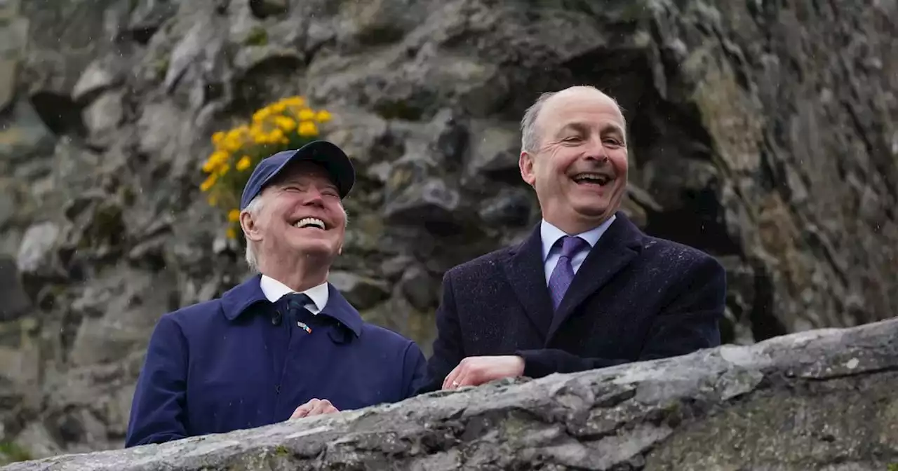 Biden visits Carlingford and Dundalk after urging return of powersharing in North