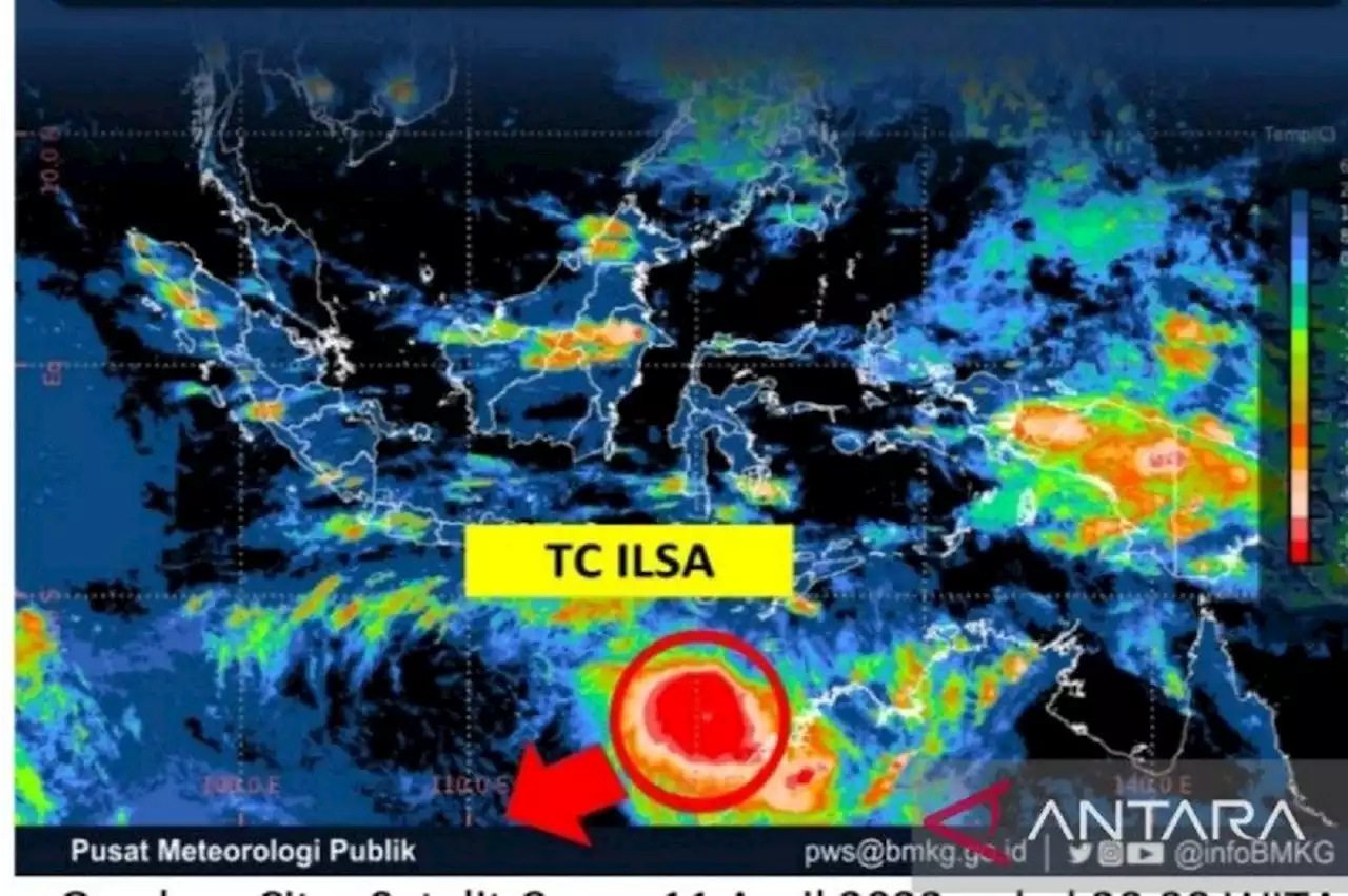 Siklon Tropis Ilsa Bergerak 17 Km per Jam, BMKG Imbau Masyarakat Daerah Ini Waspada