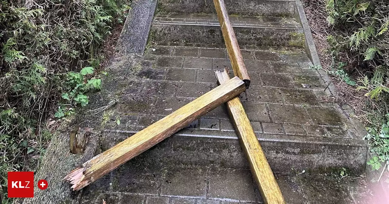 Bezirk Voitsberg: Weitere Vandalakte: Geländer zerstört, Osterhasen wurden gestohlen | Kleine Zeitung