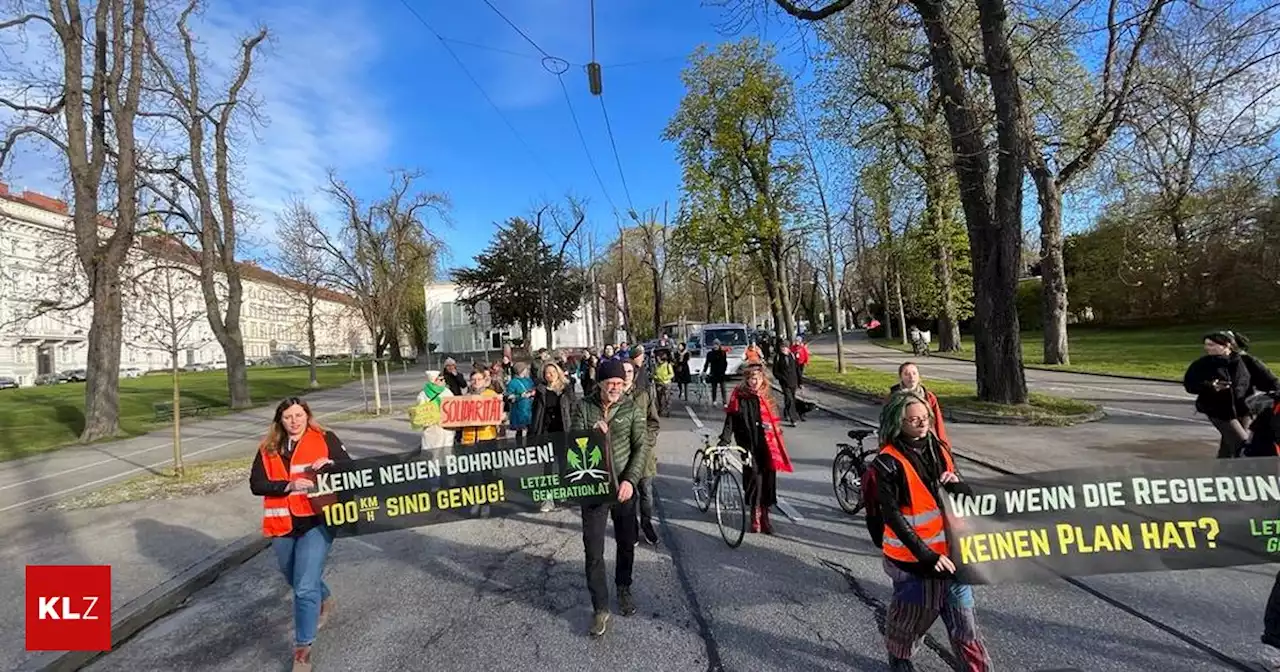 Nächster Protest: Letzte Generation stört Grazer Frühverkehr erneut auch mit einem Spaziergang | Kleine Zeitung