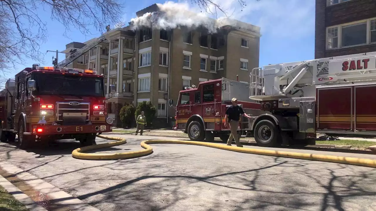 Crews respond to apartment fire in the Avenues