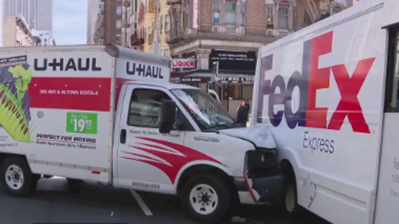 Man dies after a runaway Uhaul truck barrels down San Francisco hill