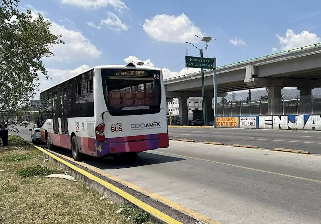 Tres lesionadas por choque entre unidades del Mexibús en Ecatepec