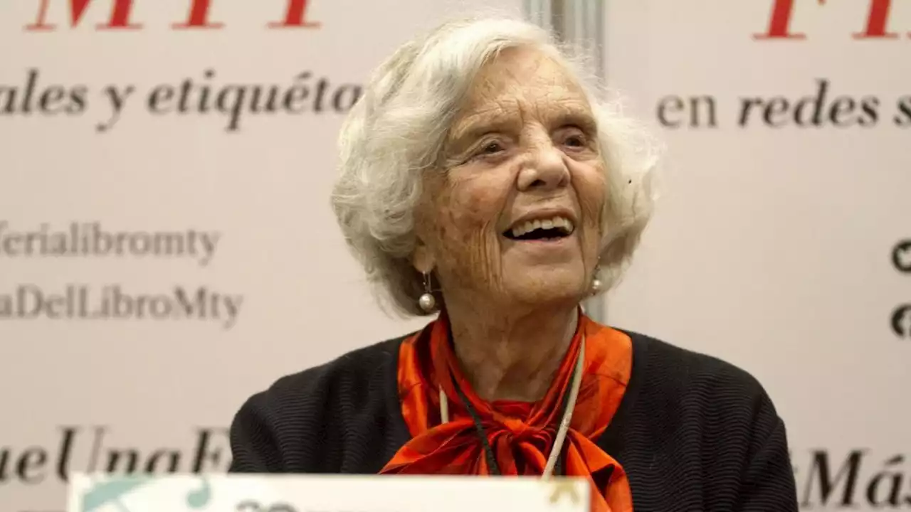 Senado entregará Medalla Belisario Domínguez a Elena Poniatowska