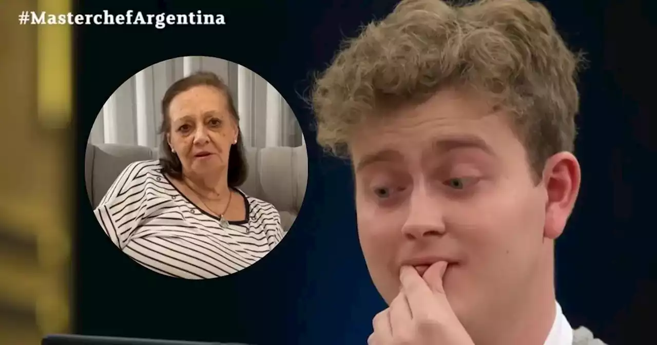 Aquiles de MasterChef tuvo un insólito intercambio con su abuela: “La culia...” | TV | La Voz del Interior