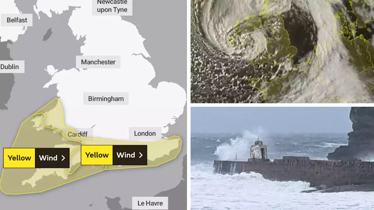 Storm Noa sweeps across UK with yellow weather warnings issued over 70mph winds