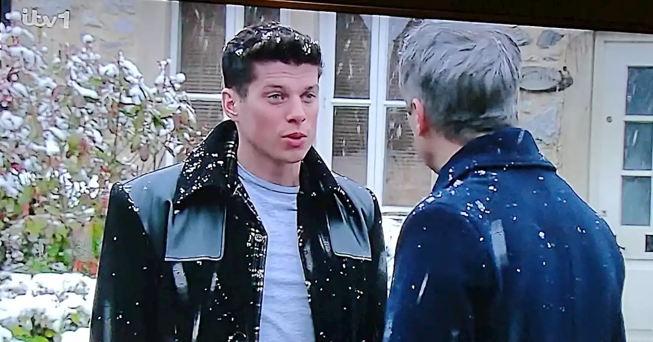 Emmerdale viewers baffled by snow scenes as Nicky and Caleb clash