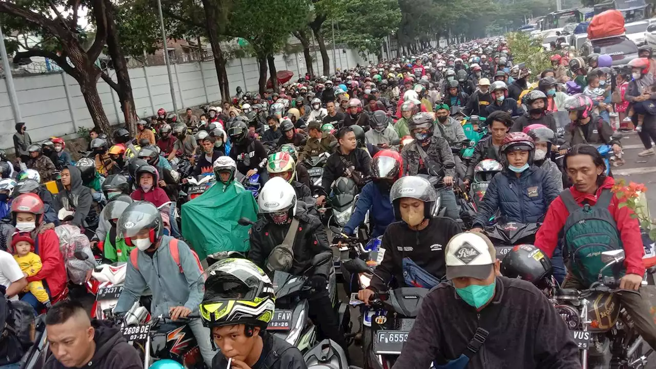 Menuju Pelabuhan Ciwandan, Pemudik Motor Dilarang Melintas di Jalan Lingkar Selatan Cilegon