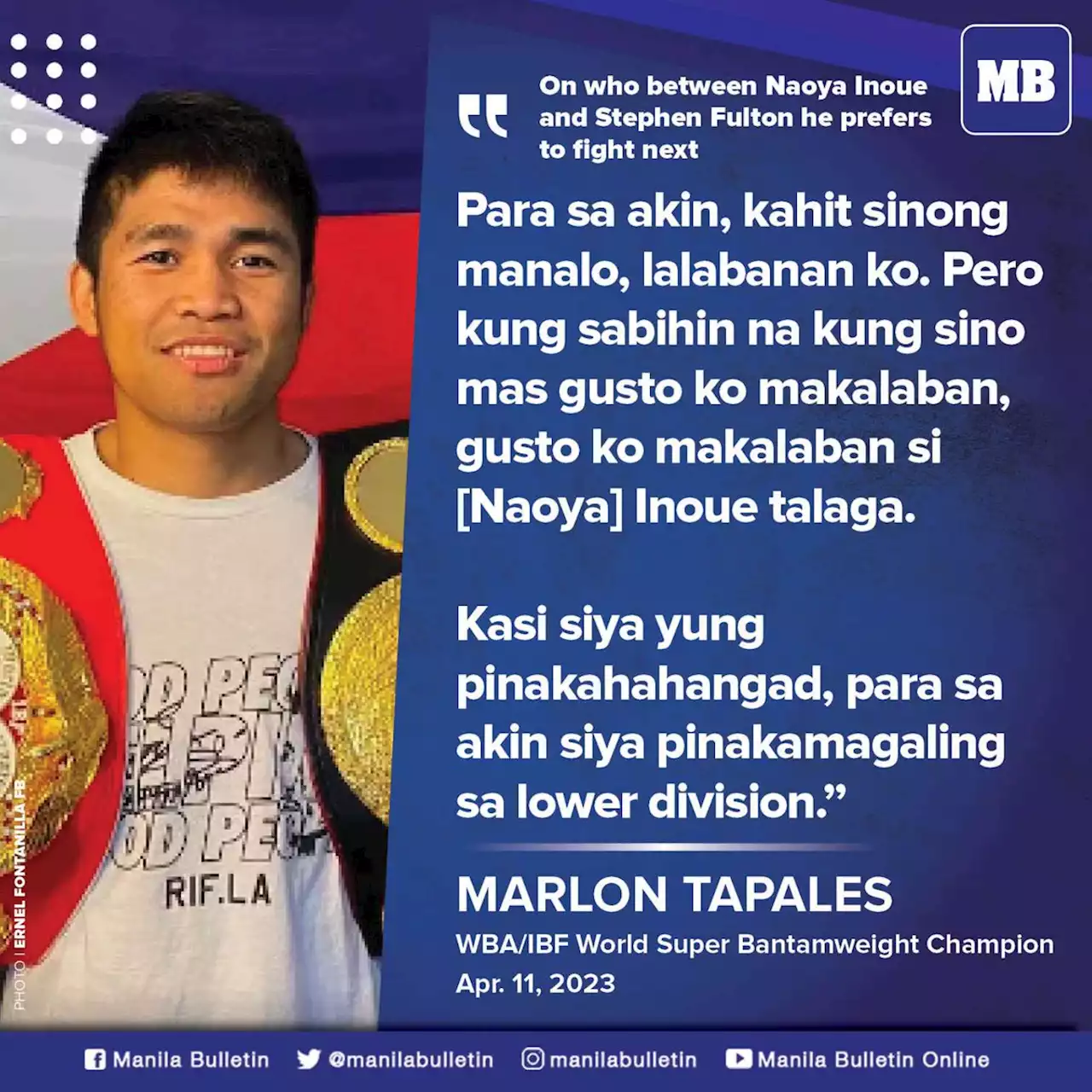 Marlon Tapales shocks Uzbek champ, wins WBA, IBF super bantam titles