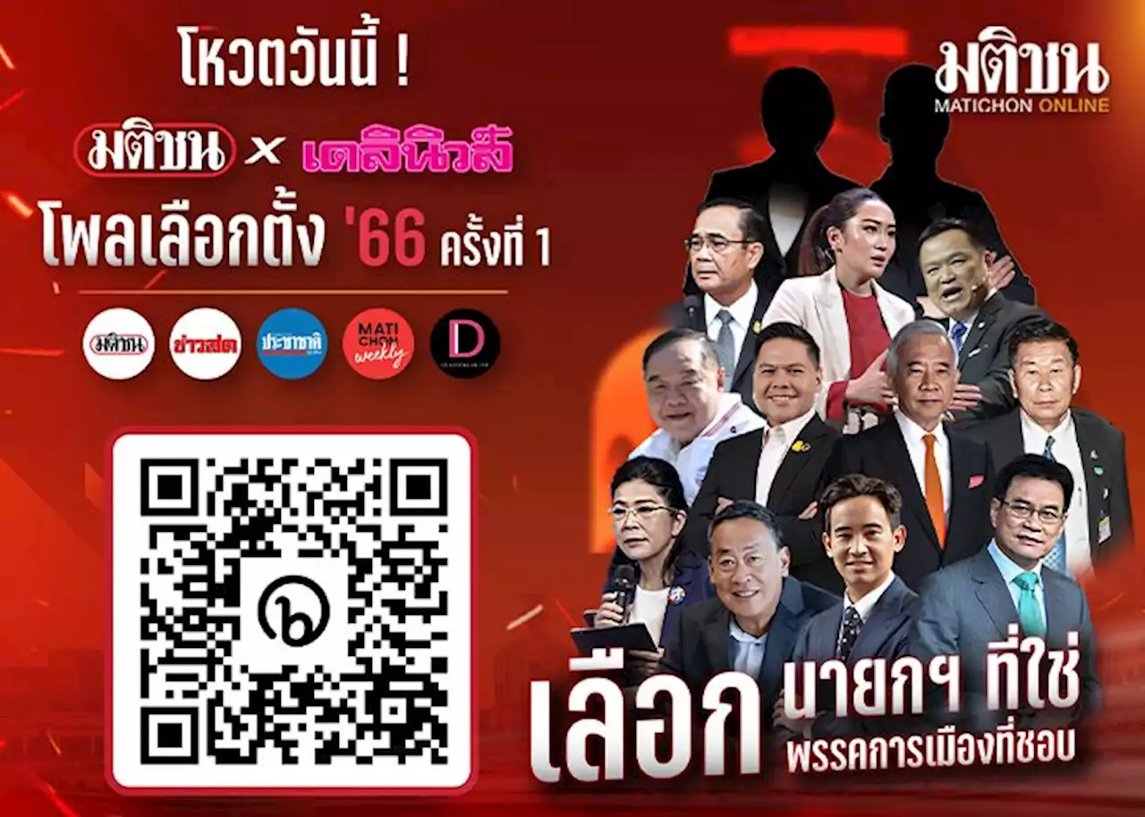 โหวตกันคึกคัก โพล “มติชนxเดลินิวส์ เลือกตั้ง’66” รอบ 1 ทะลุ 72,000 ราย