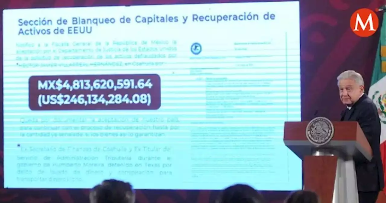 EU devolverá a México 246 mdd confiscados a Héctor Javier Villarreal