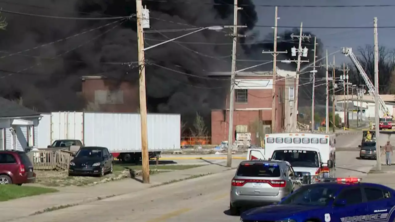 Evacuations Ordered as Massive Fire at Indiana Recycling Plant Emits Toxic Smoke