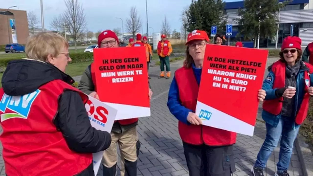 Sociale werkvoorziening voert actie voor tien procent meer loon: 'wij zijn niet minder'