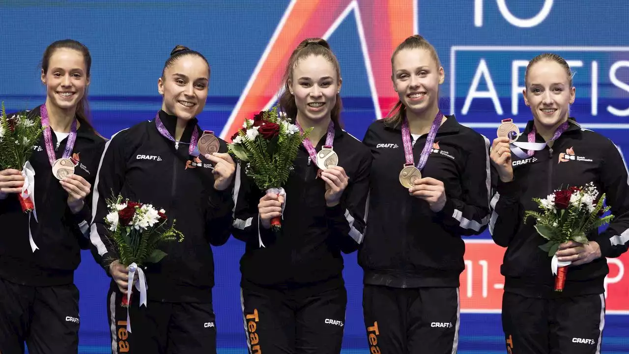 Turnsters veroveren voor het eerst sinds 2018 EK-brons op teamonderdeel