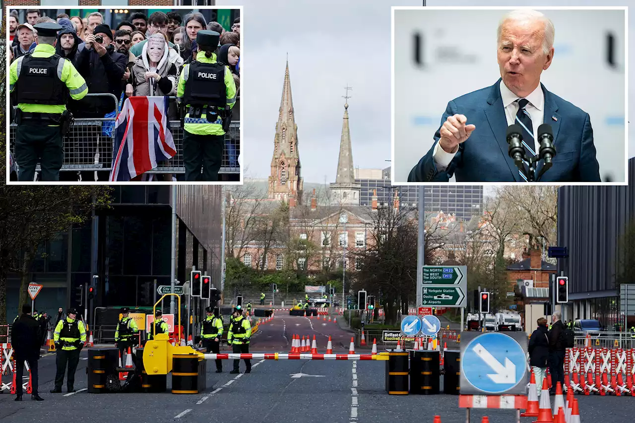 Security fears after Biden Belfast visit plan found in street