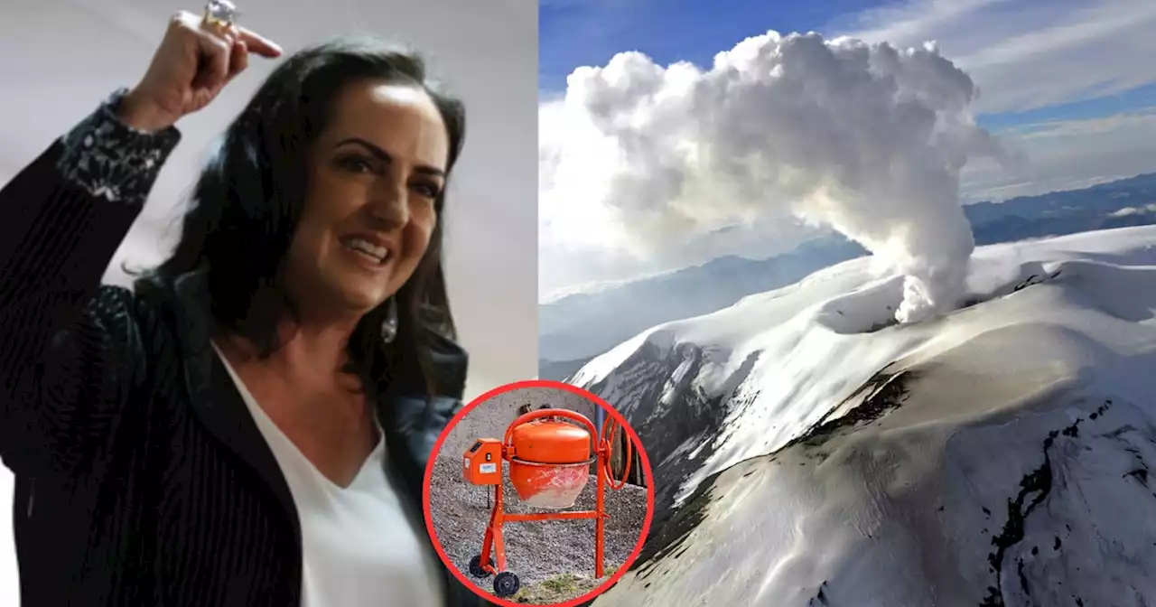 María Fernanda Cabal desmiente montaje web en donde sugerían “colocar” cemento al Nevado del Ruiz