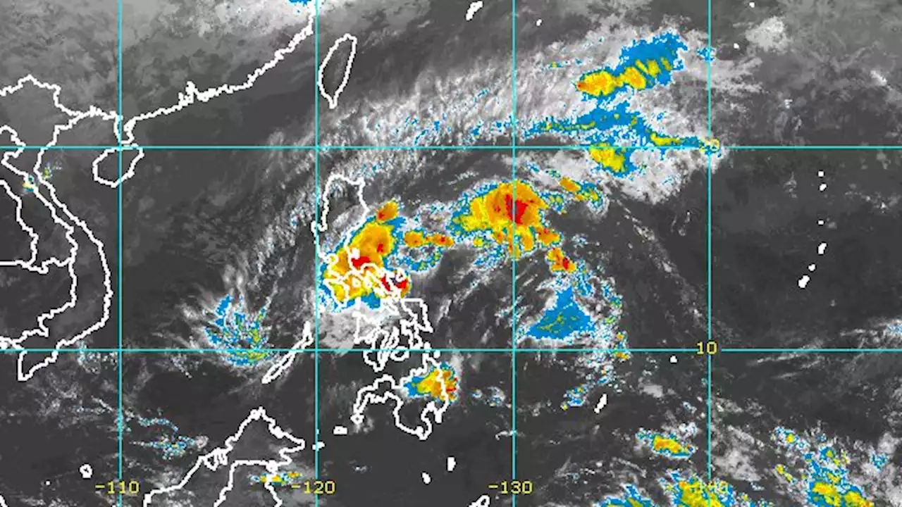 Tropical Depression Amang barely moving over Lagonoy Gulf near Catanduanes