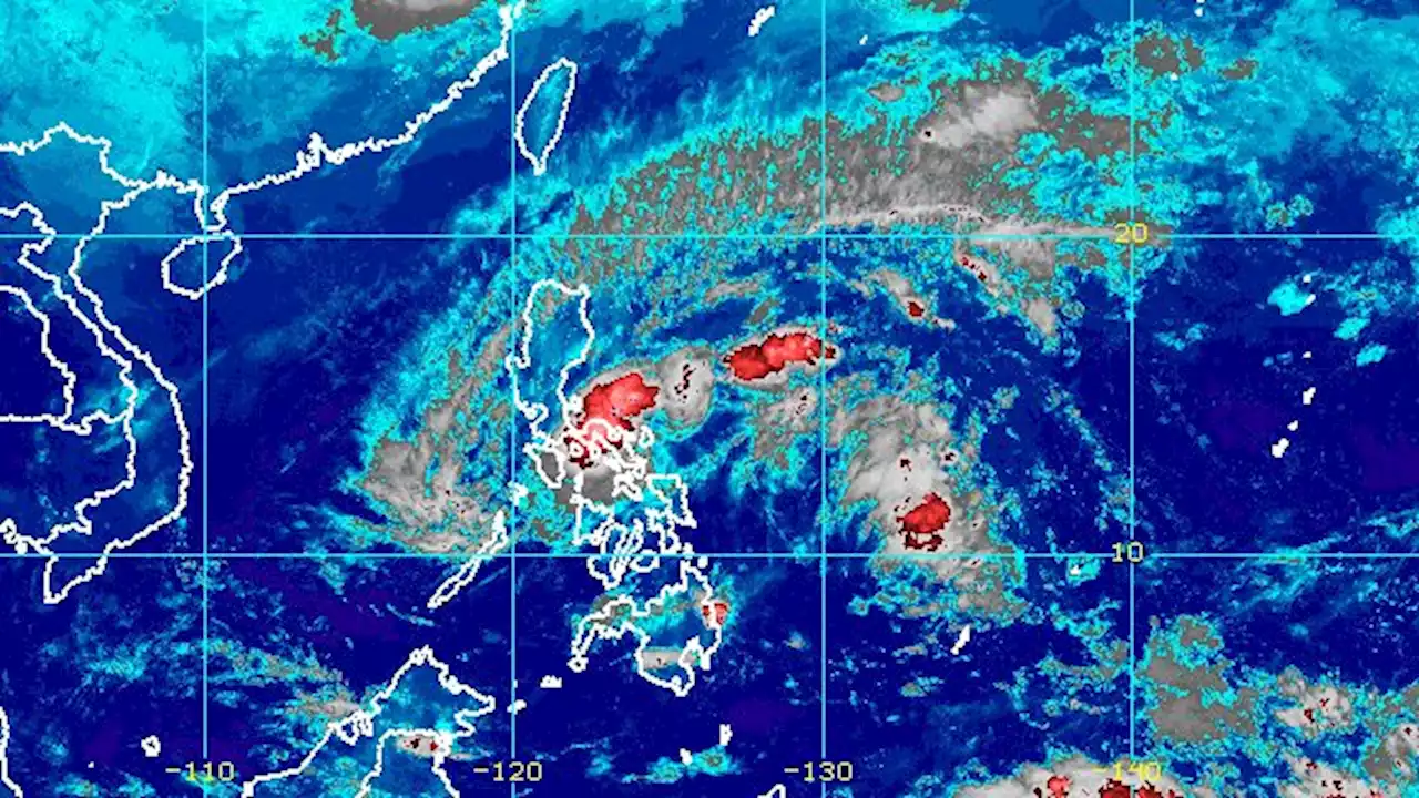 Tropical Depression Amang slows down over Bicol's Lagonoy Gulf