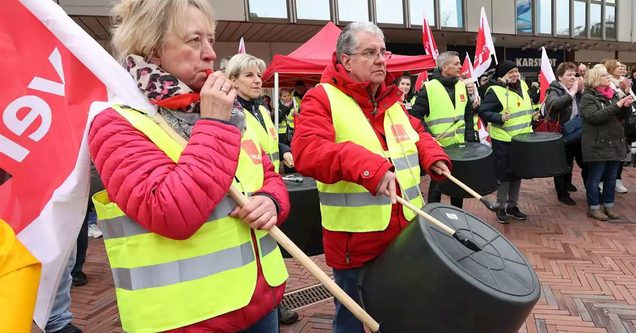 Protest gegen harten Sanierungskurs: Verdi ruft zu weiteren Warnstreiks in Galeria-Filialen auf