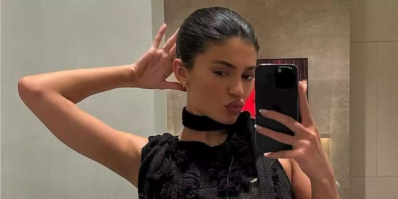 Kylie Jenner's Shredded Mini Dress Gives Major Y2K Grunge Vibes