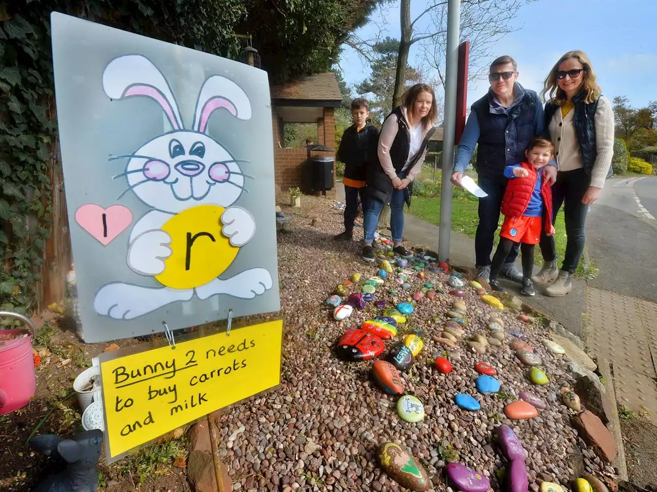 Tiny Shropshire village's egg hunt a cracking success in its third year