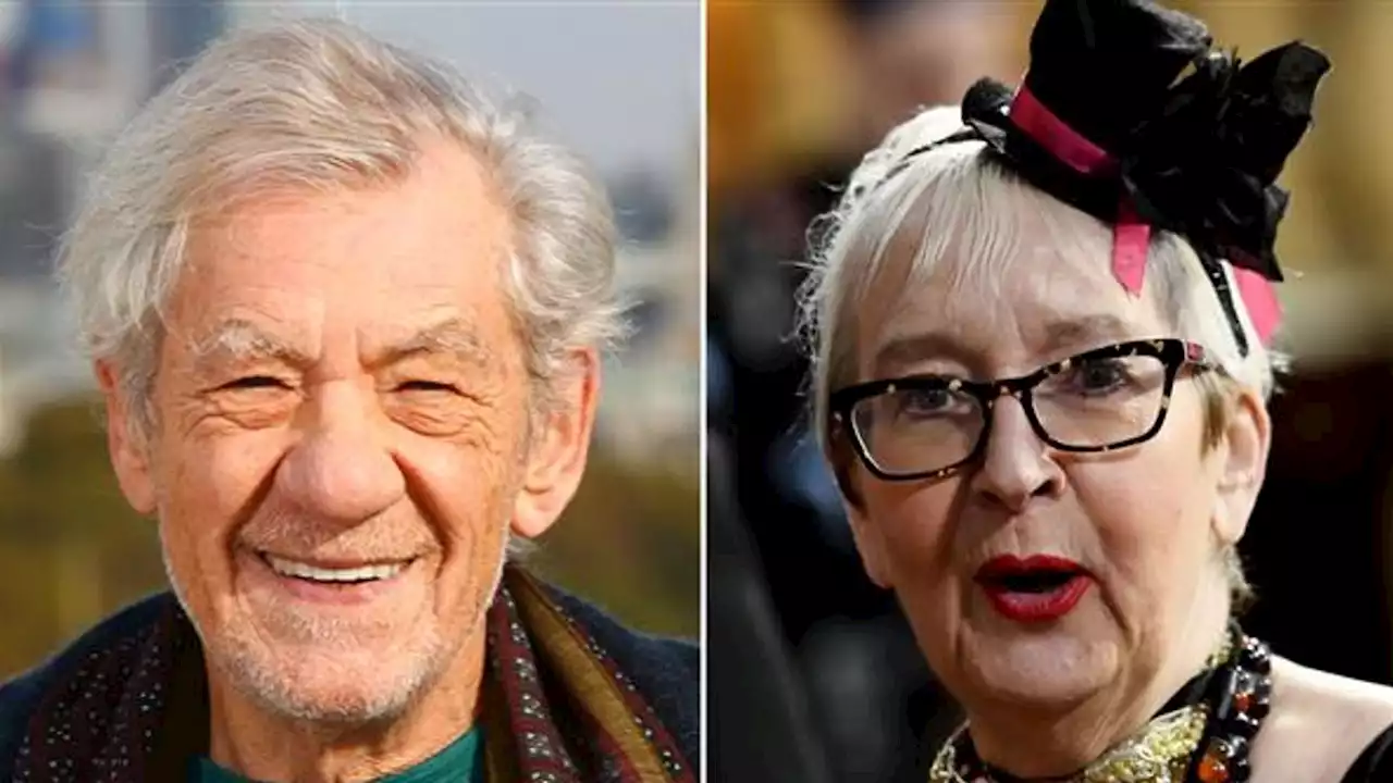 It's behind you! Sir Ian McKellen and Su Pollard among winners at the Pantomime Awards